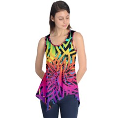 Abstract Jungle Sleeveless Tunic by icarusismartdesigns
