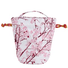 Fleurs De Cerisier Drawstring Bucket Bag by kcreatif