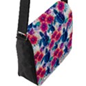 Tropical Flowers Turtles CBDOilPrincess 9a8efa63-1b6b-4226-a85c-858859e581d8 Flap Closure Messenger Bag (L) View2