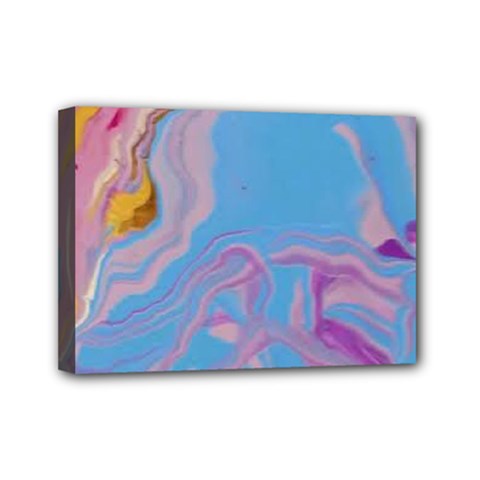 My Pour Cup Painting 7 0 Cbdoilprincess  C149feb1-a8f0-4fc5-9cab-9aea5d60a71c Mini Canvas 7  X 5  (stretched) by CBDOilPrincess1