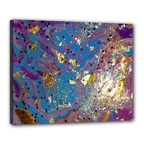 My Pour Cup Painting 7 1 Cbdoilprincess   Df5b0c77-5a26-49cd-826f-75cf5d9c0a00 Canvas 20  X 16  (stretched) by CBDOilPrincess1