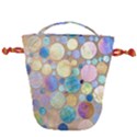 Tiles CBDOilPrincess Eb49aa06-f1b9-412e-836d-30c28dd8f7d9 Drawstring Bucket Bag View1