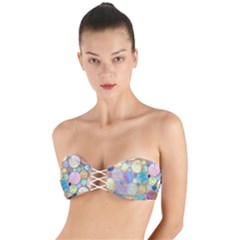 Tiles Cbdoilprincess Eb49aa06-f1b9-412e-836d-30c28dd8f7d9 Twist Bandeau Bikini Top by CBDOilPrincess1