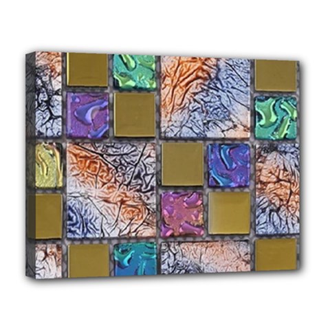 Tiles Cbdoilprincess 4c3ec21c-5cb9-4df3-975d-d1bfcef57dda Canvas 14  X 11  (stretched) by CBDOilPrincess1