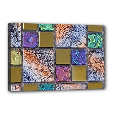 Tiles Cbdoilprincess 4c3ec21c-5cb9-4df3-975d-d1bfcef57dda Canvas 18  X 12  (stretched) by CBDOilPrincess1