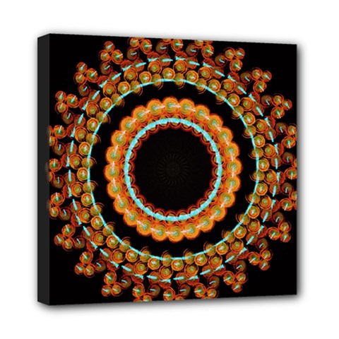 Mandala - 0009 - A Fast 24 Mini Canvas 8  X 8  (stretched) by WetdryvacsLair