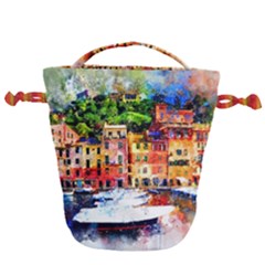 Pier Drawstring Bucket Bag by goljakoff