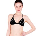Vampire Hand Motif Graphic Print Pattern 2 Bikini Top View1