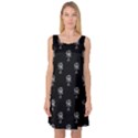 Ancient Greek Artwork Motif Pattern Sleeveless Satin Nightdress View1