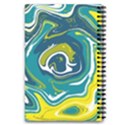 Green Vivid Marble Pattern 14 5.5  x 8.5  Notebook View2