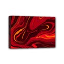 Red Vivid Marble Pattern 15 Mini Canvas 6  x 4  (Stretched) View1