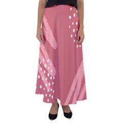 Terracota  Flared Maxi Skirt by Sobalvarro
