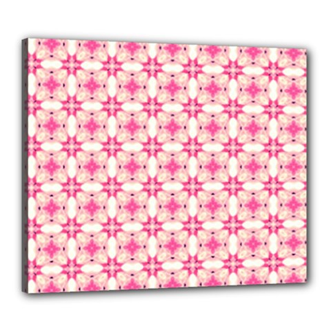 Pinkshabby Canvas 24  X 20  (stretched) by PollyParadise
