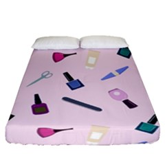 Accessories For Manicure Fitted Sheet (queen Size) by SychEva
