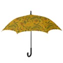 Folk floral pattern. Abstract flowers surface design. Seamless pattern Hook Handle Umbrellas (Small) View3