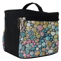 Multicolored Watercolor Stones Make Up Travel Bag (small) by SychEva
