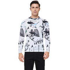 Skaterunderground Men s Long Sleeve Rash Guard by PollyParadise