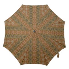 Vintage Ornate Geometric Pattern Hook Handle Umbrellas (small) by dflcprintsclothing