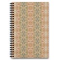 Vintage Ornate Geometric Pattern 5.5  x 8.5  Notebook View1