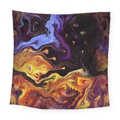 Nebula Starry Night Skies Abstract Art Square Tapestry (large) by CrypticFragmentsDesign