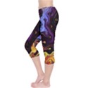 Nebula Starry Night Skies Abstract Art Capri Leggings  View3