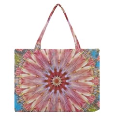 Pink Beauty 1 Zipper Medium Tote Bag by LW41021