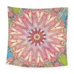 Pink Beauty 1 Square Tapestry (large) by LW41021