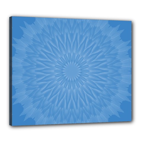 Blue Joy Canvas 24  X 20  (stretched) by LW41021