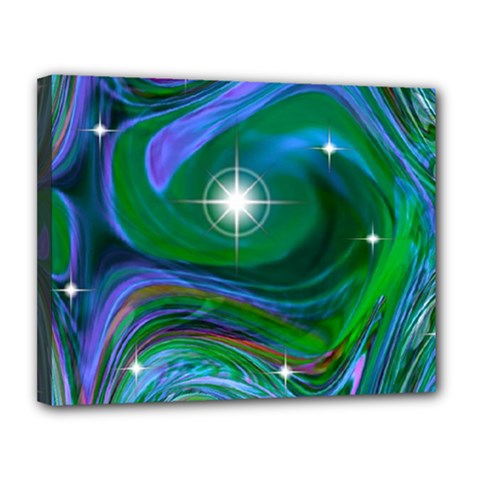 Night Sky Canvas 14  X 11  (stretched) by LW41021