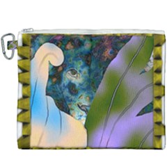 Jungle Lion Canvas Cosmetic Bag (xxxl) by LW41021