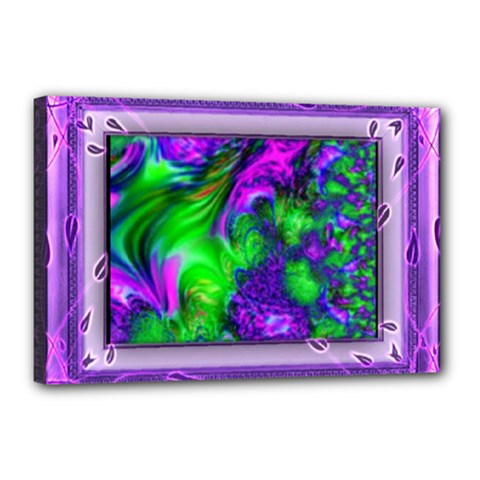 Feathery Winds Canvas 18  X 12  (stretched) by LW41021