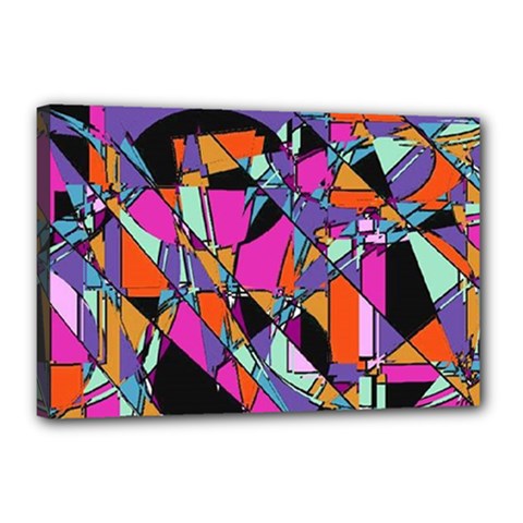 Abstract Canvas 18  X 12  (stretched) by LW41021