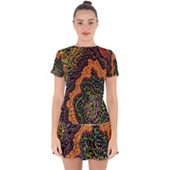 Goghwave Drop Hem Mini Chiffon Dress by LW41021