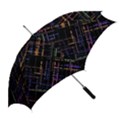 Criss-cross Pattern (multi-colored) Straight Umbrellas View2