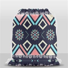 Gypsy-pattern Drawstring Bag (small) by PollyParadise