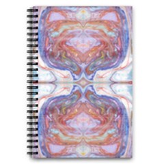 Abstract Marbling Repeats 5 5  X 8 5  Notebook by kaleidomarblingart