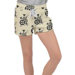 Angels Velour Lounge Shorts by PollyParadise