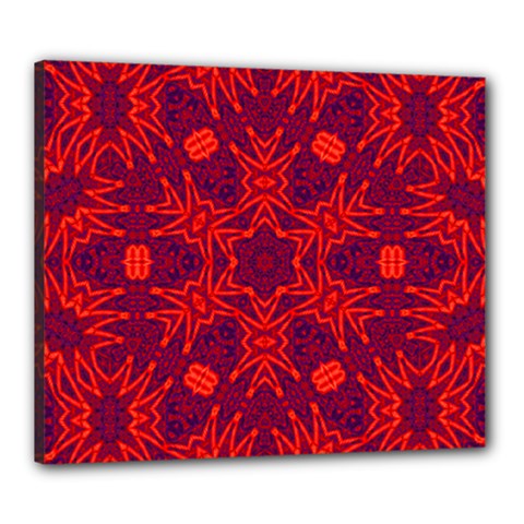 Red Rose Canvas 24  X 20  (stretched) by LW323
