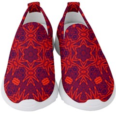 Red Rose Kids  Slip On Sneakers by LW323