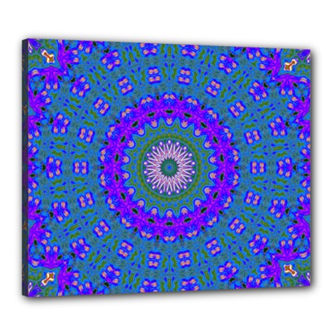 Bluebelle Canvas 24  X 20  (stretched) by LW323