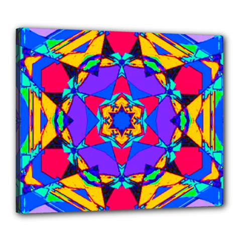 Fairground Canvas 24  X 20  (stretched) by LW323