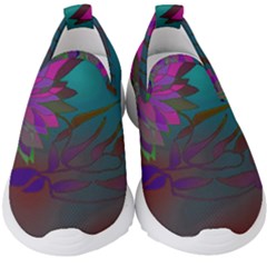 Evening Bloom Kids  Slip On Sneakers by LW323