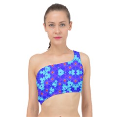 Blueberry Spliced Up Bikini Top  by LW323