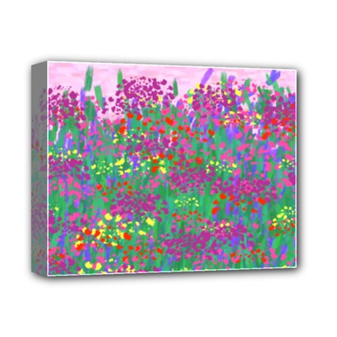 Bay Garden Deluxe Canvas 14  X 11  (stretched) by LW323