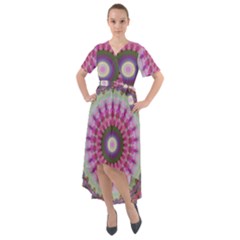 Sweet Cake Front Wrap High Low Dress by LW323