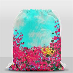 Flowers Drawstring Bag (small) by LW323