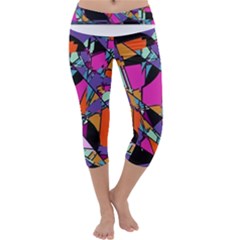 Abstract 2 Capri Yoga Leggings by LW323
