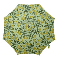 Folk Floral Pattern  Abstract Flowers Surface Design  Seamless Pattern Hook Handle Umbrellas (medium) by Eskimos