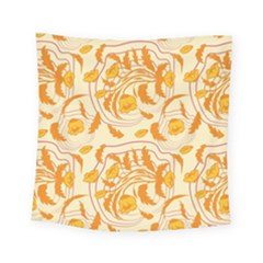 Folk Floral Pattern  Abstract Flowers Surface Design  Seamless Pattern Square Tapestry (small) by Eskimos