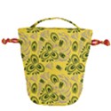 Folk floral pattern. Abstract flowers surface design. Seamless pattern Drawstring Bucket Bag View1